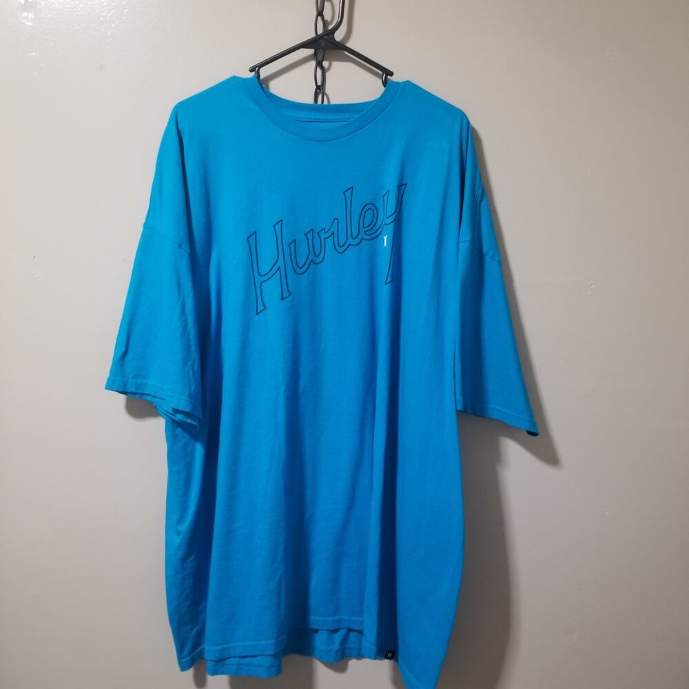 Hurley Blue T Shirt Cotton Men's 3XL
